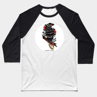 Raven American Traditional Tattoo Flash Baseball T-Shirt